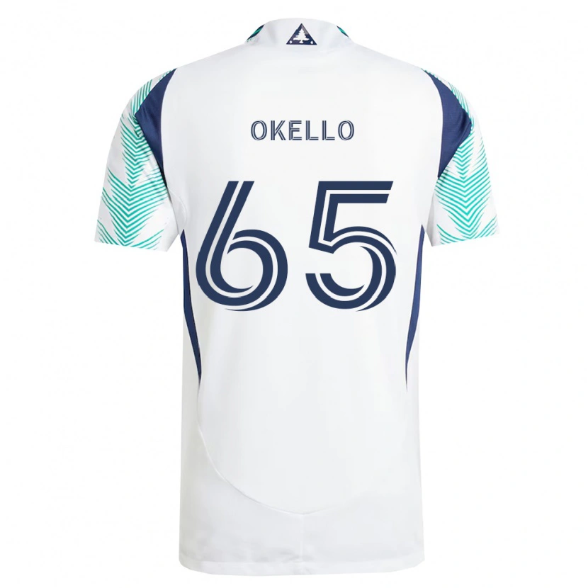 Danxen Pánské Noble Okello #65 Bílá Tmavě Modrá Světle Zelená Daleko Hráčské Dresy 2026/27 Dres