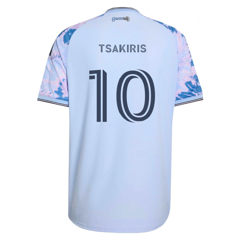 Danxen Pánské Niko Tsakiris #10 Královsky Modrá Bílá Černá Daleko Hráčské Dresy 2026/27 Dres