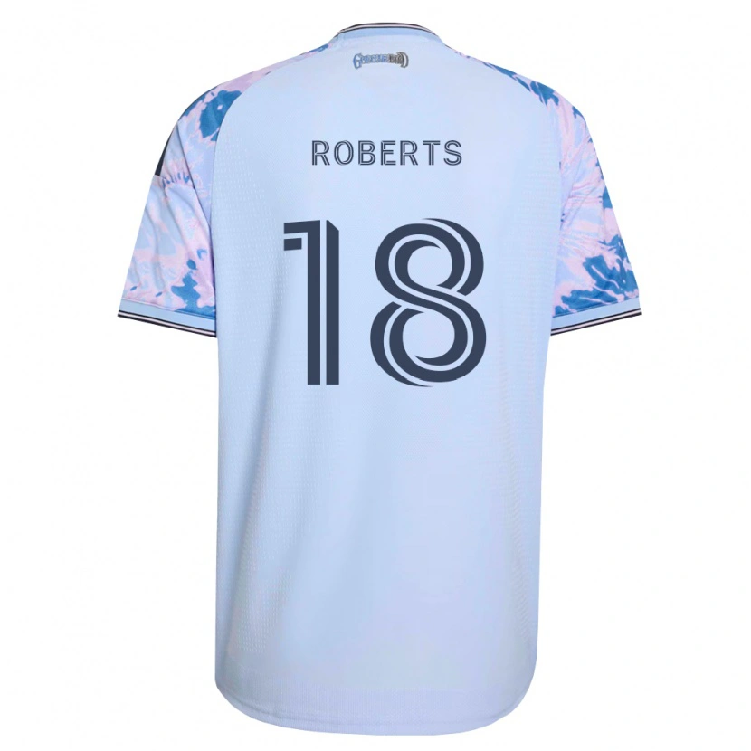 Danxen Pánské Reid Roberts #18 Královsky Modrá Bílá Černá Daleko Hráčské Dresy 2026/27 Dres