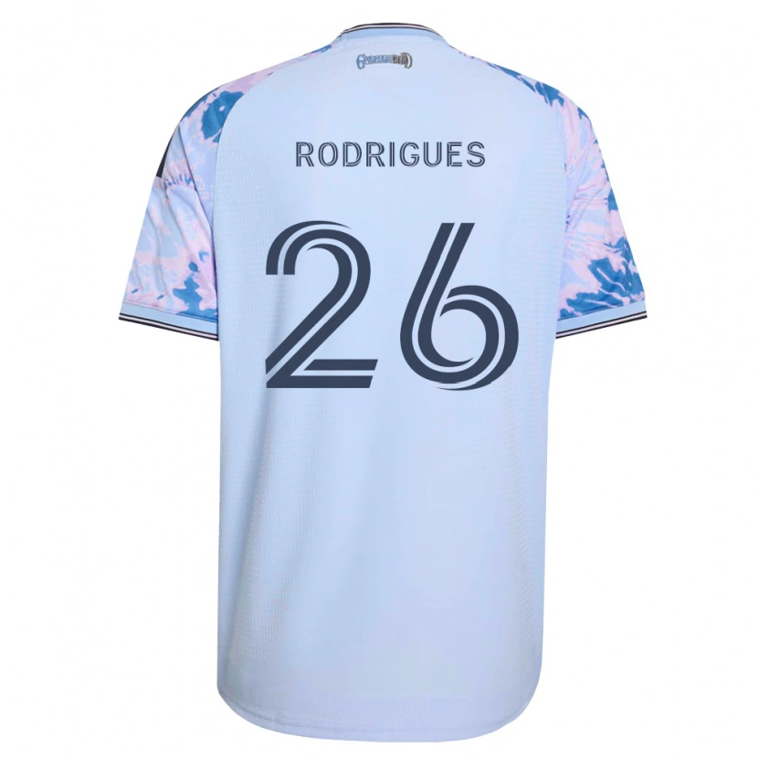 Danxen Pánské Rodrigues #26 Královsky Modrá Bílá Černá Daleko Hráčské Dresy 2026/27 Dres