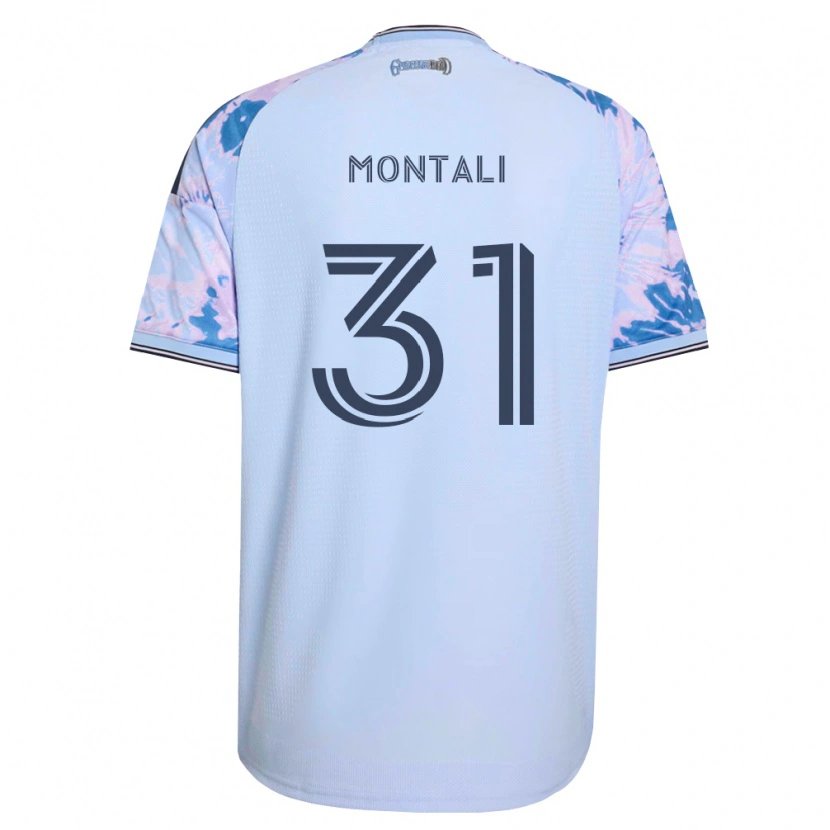 Danxen Pánské Francesco Montali #31 Královsky Modrá Bílá Černá Daleko Hráčské Dresy 2026/27 Dres