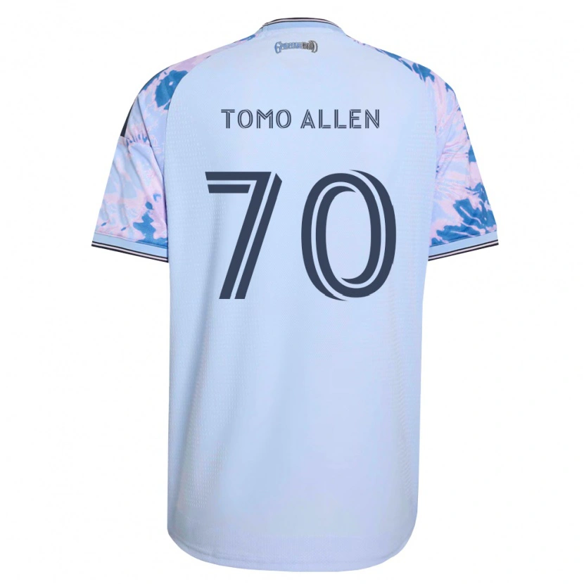 Danxen Pánské Tomo Allen #70 Královsky Modrá Bílá Černá Daleko Hráčské Dresy 2026/27 Dres