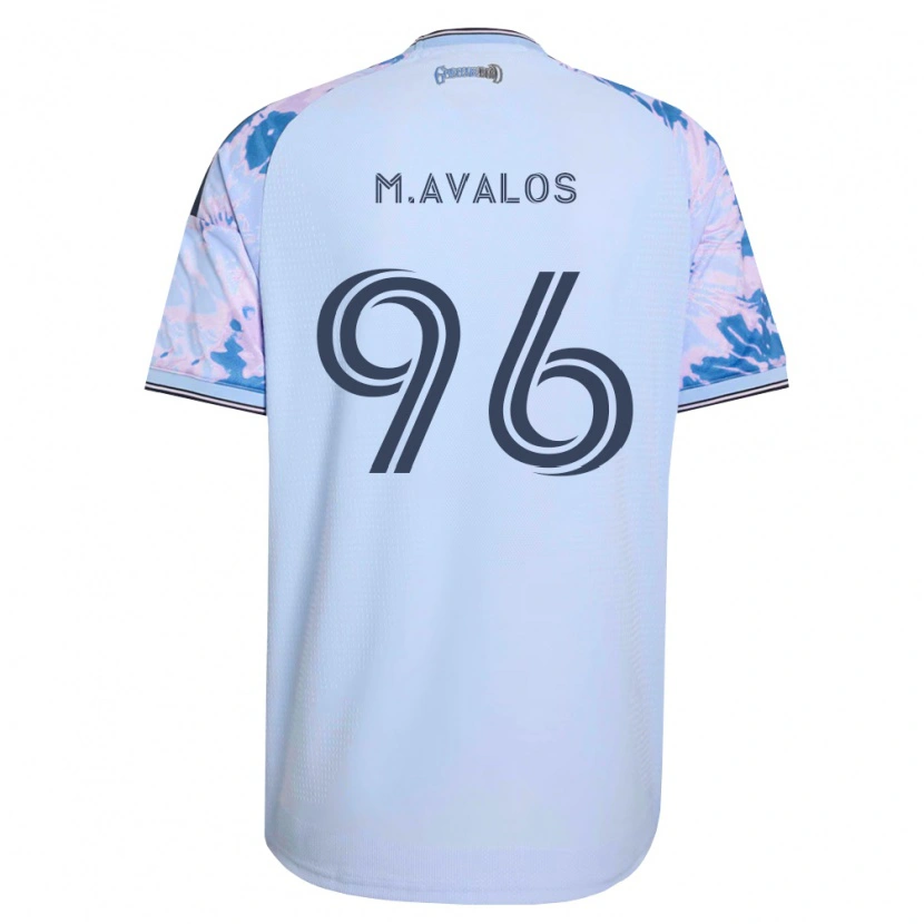 Danxen Pánské Marcelo Ávalos #96 Královsky Modrá Bílá Černá Daleko Hráčské Dresy 2026/27 Dres