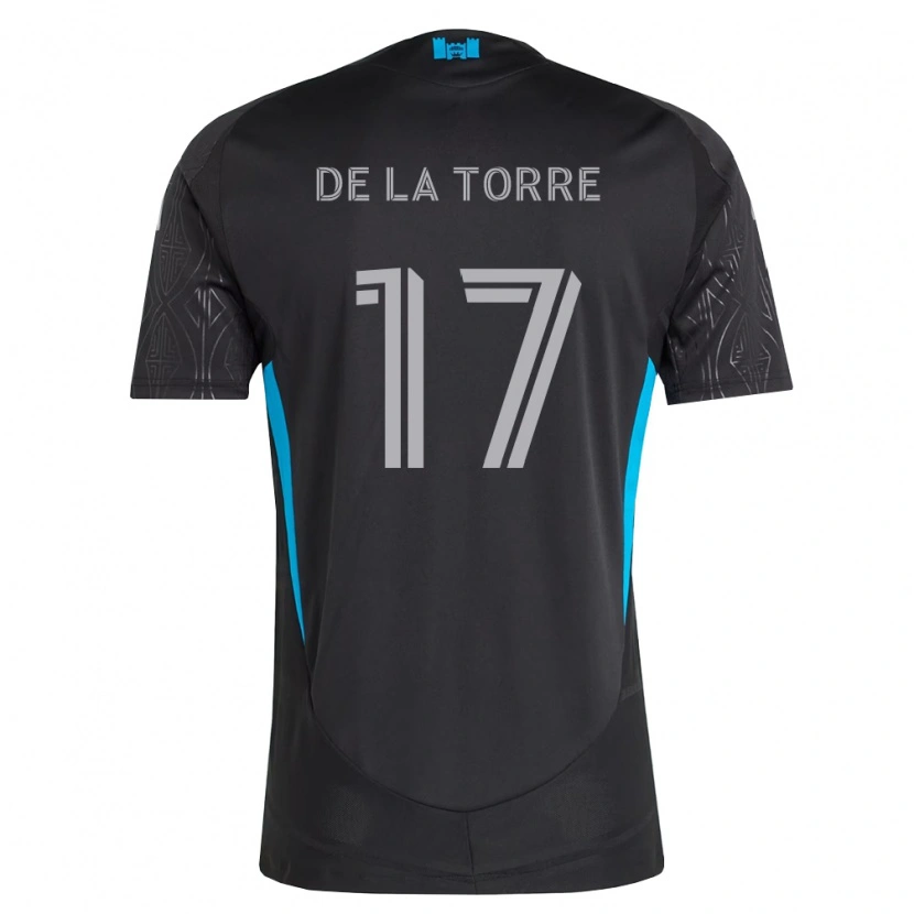 Danxen Pánské Luca De La Torre #17 Černá Bílá Nebesky Modrá Daleko Hráčské Dresy 2026/27 Dres
