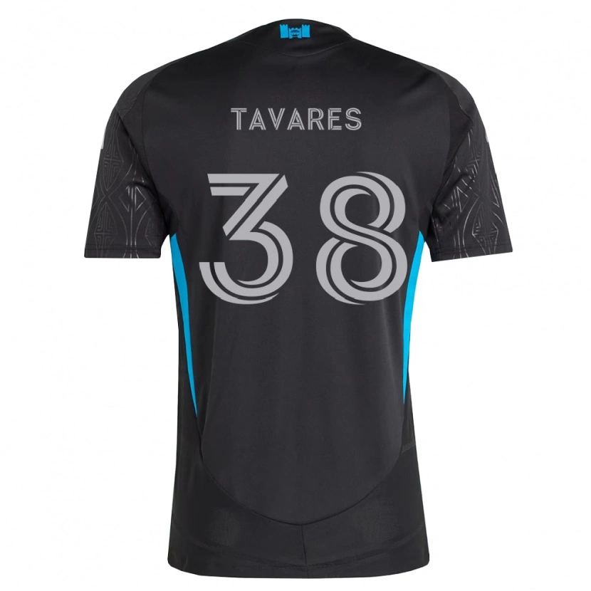 Danxen Pánské Iuri Tavares #38 Černá Bílá Nebesky Modrá Daleko Hráčské Dresy 2026/27 Dres