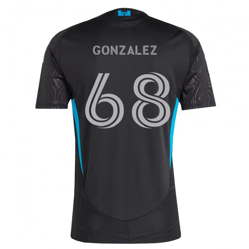 Danxen Pánské Carlos Gonzalez #68 Černá Bílá Nebesky Modrá Daleko Hráčské Dresy 2026/27 Dres
