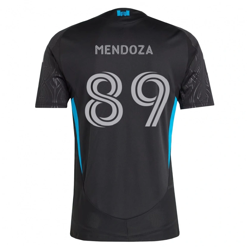 Danxen Pánské Adrián Mendoza #89 Černá Bílá Nebesky Modrá Daleko Hráčské Dresy 2026/27 Dres