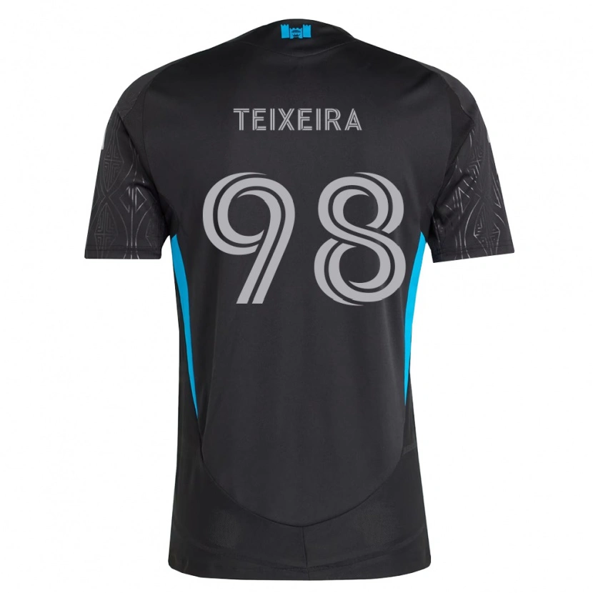 Danxen Pánské Nickolas Teixeira #98 Černá Bílá Nebesky Modrá Daleko Hráčské Dresy 2026/27 Dres