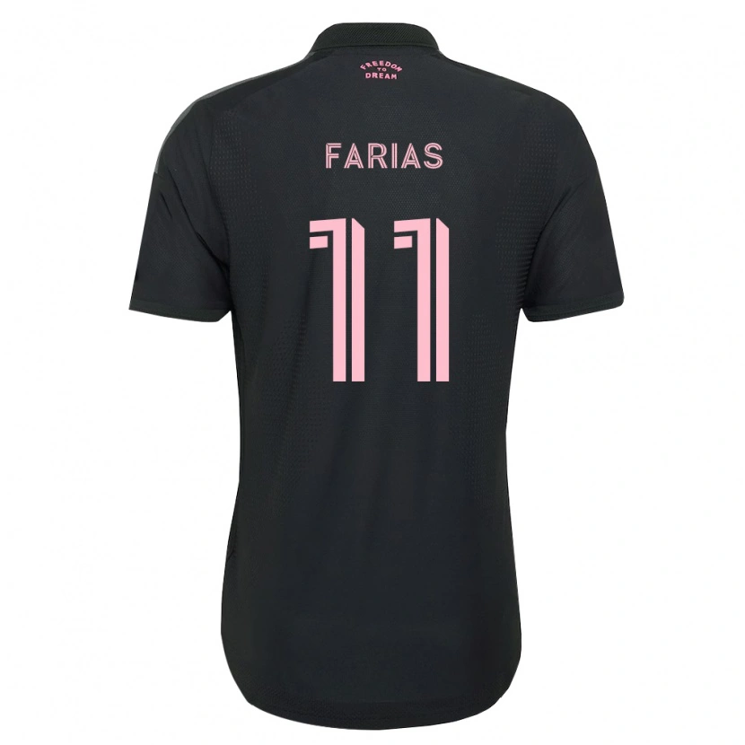 Danxen Pánské Facundo Farías #11 Růžová Černá Bílá Daleko Hráčské Dresy 2026/27 Dres