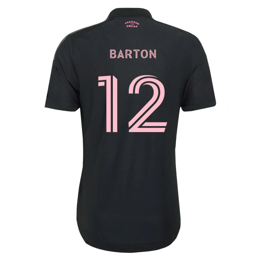 Danxen Pánské Tye Barton #12 Růžová Černá Bílá Daleko Hráčské Dresy 2026/27 Dres