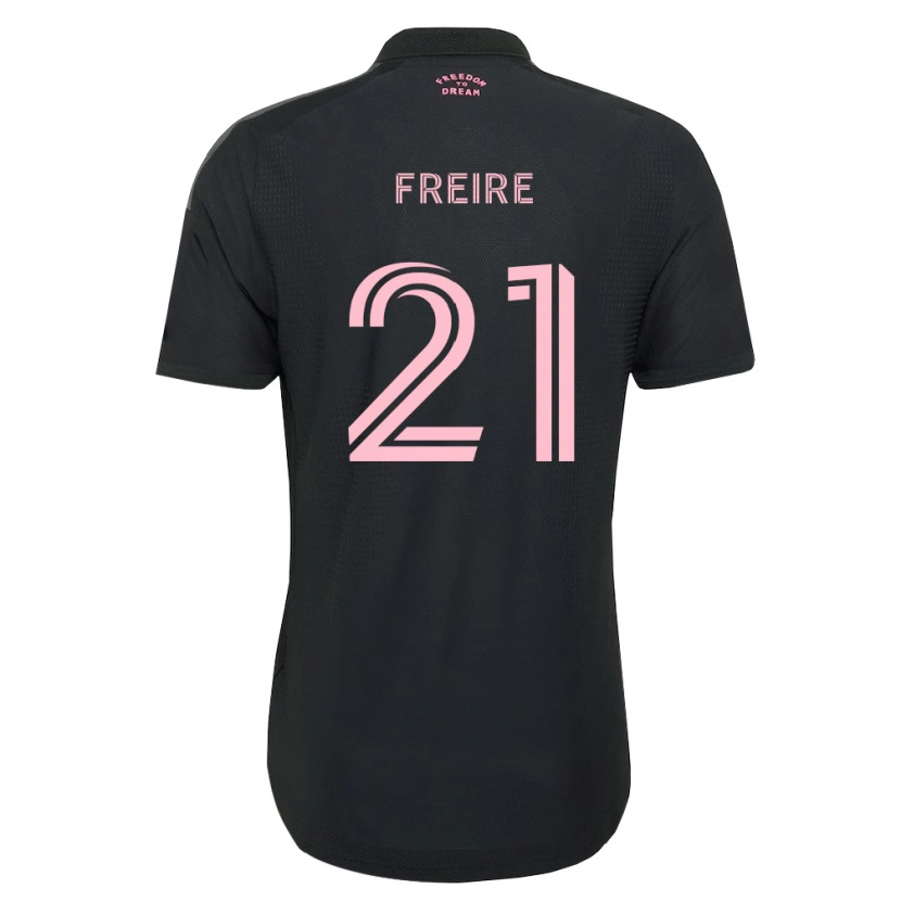 Danxen Pánské Nicolas Freire #21 Růžová Černá Bílá Daleko Hráčské Dresy 2026/27 Dres