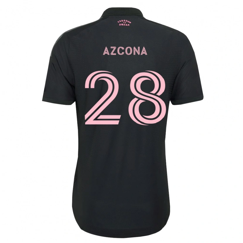 Danxen Pánské Edison Azcona #28 Růžová Černá Bílá Daleko Hráčské Dresy 2026/27 Dres