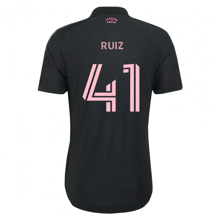 Danxen Pánské David Ruíz #41 Růžová Černá Bílá Daleko Hráčské Dresy 2026/27 Dres