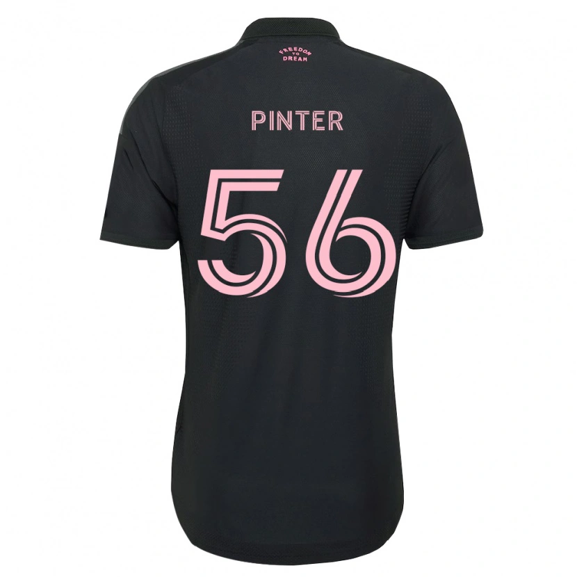Danxen Pánské Dániel Pintér #56 Růžová Černá Bílá Daleko Hráčské Dresy 2026/27 Dres