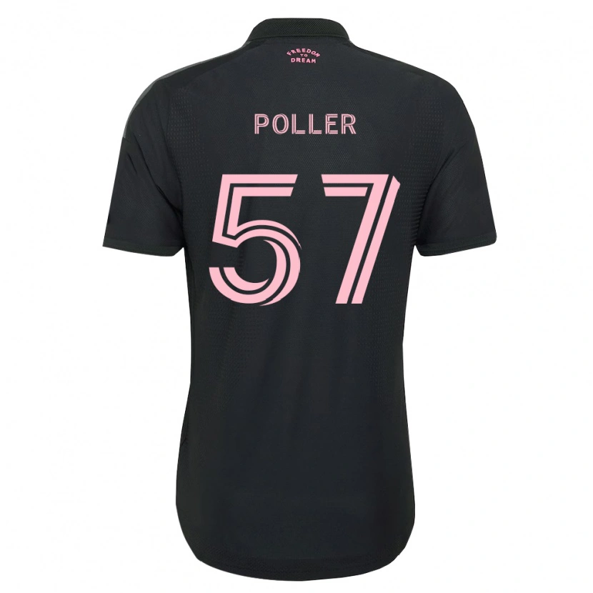 Danxen Pánské Sebastian Poller #57 Růžová Černá Bílá Daleko Hráčské Dresy 2026/27 Dres