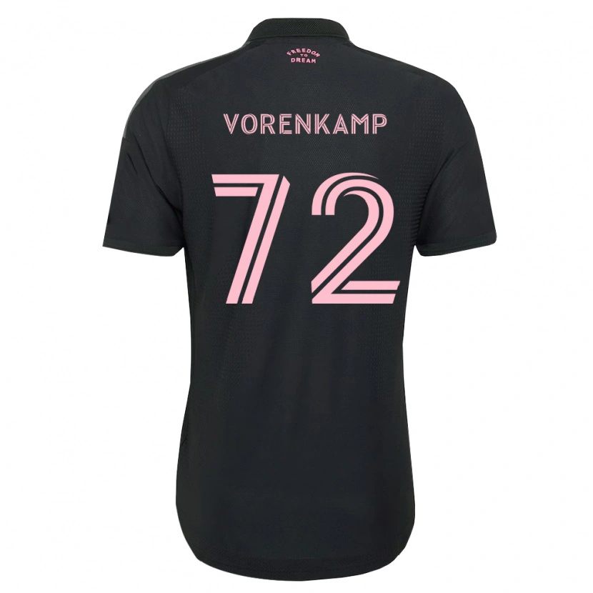 Danxen Pánské Theo Vorenkamp #72 Růžová Černá Bílá Daleko Hráčské Dresy 2026/27 Dres