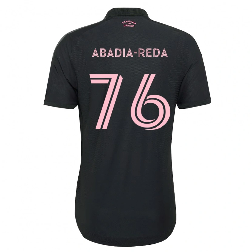 Danxen Pánské Ezequiel Abadia-Reda #76 Růžová Černá Bílá Daleko Hráčské Dresy 2026/27 Dres