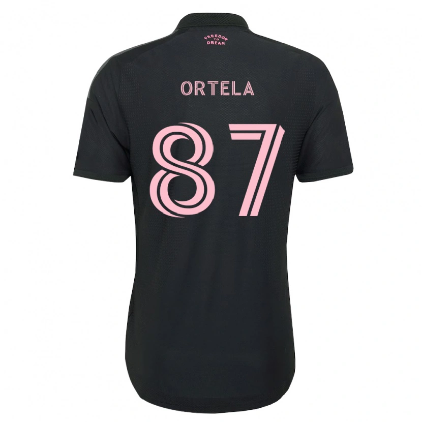 Danxen Pánské Jerremy Ortela #87 Růžová Černá Bílá Daleko Hráčské Dresy 2026/27 Dres