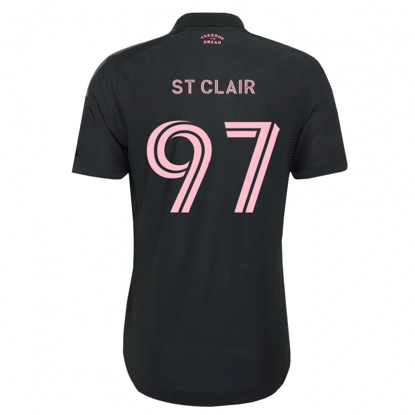 Danxen Pánské Dayne St. Clair #97 Růžová Černá Bílá Daleko Hráčské Dresy 2026/27 Dres