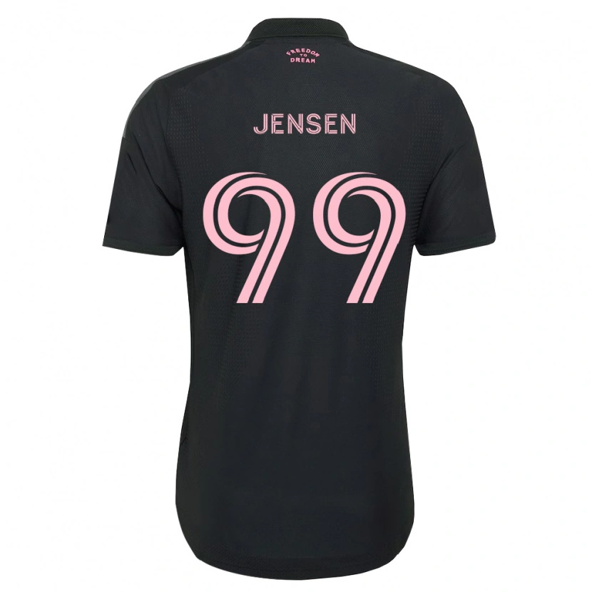 Danxen Pánské Cole Jensen #99 Růžová Černá Bílá Daleko Hráčské Dresy 2026/27 Dres