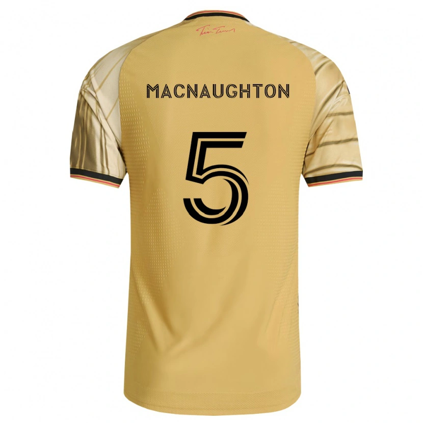 Danxen Pánské Lukas Macnaughton #5 Hnědá Žlutá Černá Daleko Hráčské Dresy 2026/27 Dres