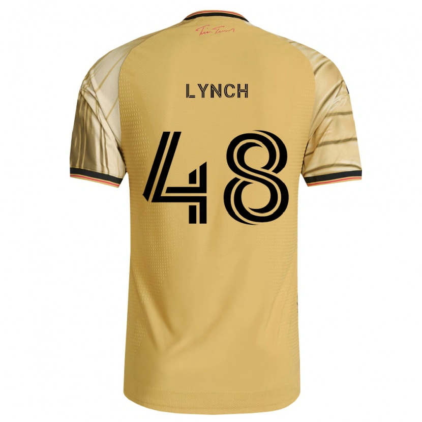 Danxen Pánské Riley Lynch #48 Hnědá Žlutá Černá Daleko Hráčské Dresy 2026/27 Dres