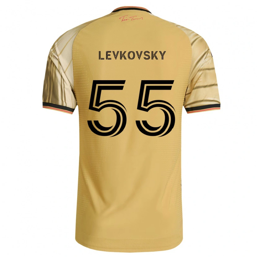 Danxen Pánské Miroslav Levkovsky #55 Hnědá Žlutá Černá Daleko Hráčské Dresy 2026/27 Dres