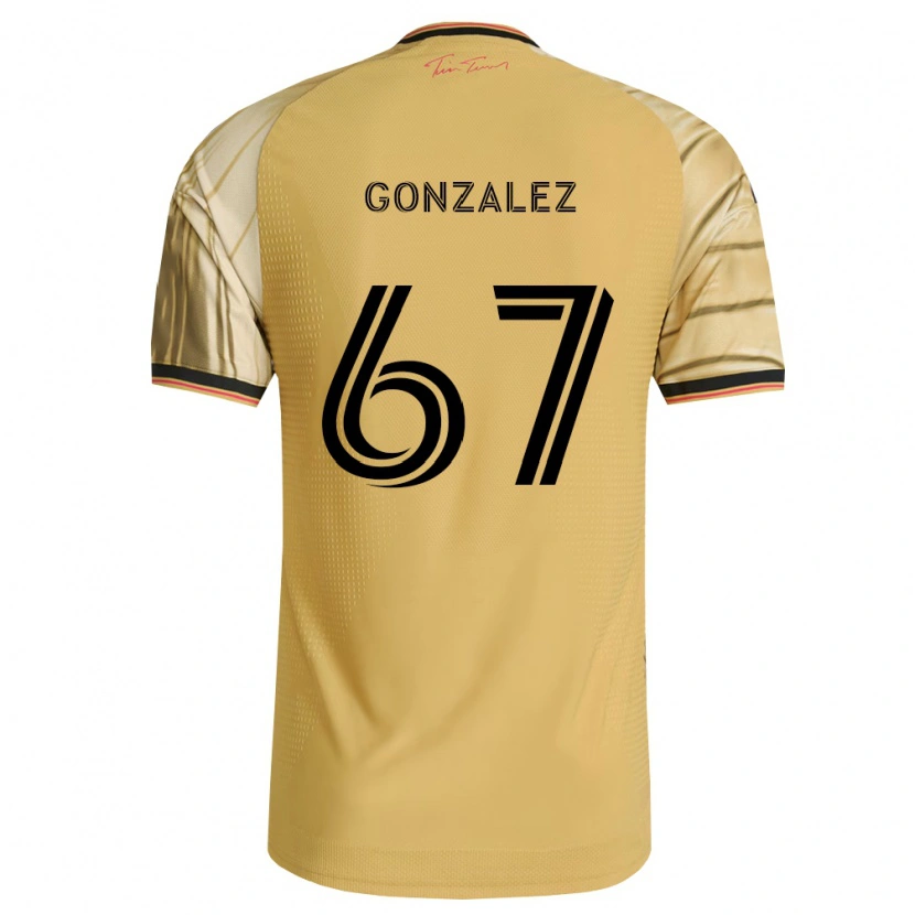 Danxen Pánské Cruz Gonzalez #67 Hnědá Žlutá Černá Daleko Hráčské Dresy 2026/27 Dres