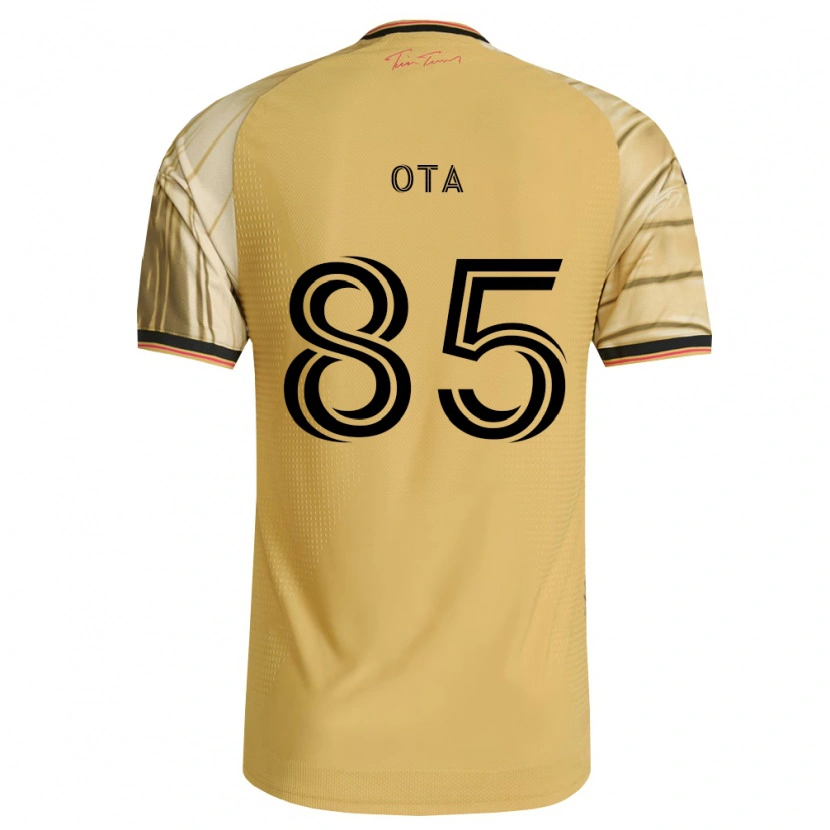 Danxen Pánské Yuichiro Ota #85 Hnědá Žlutá Černá Daleko Hráčské Dresy 2026/27 Dres
