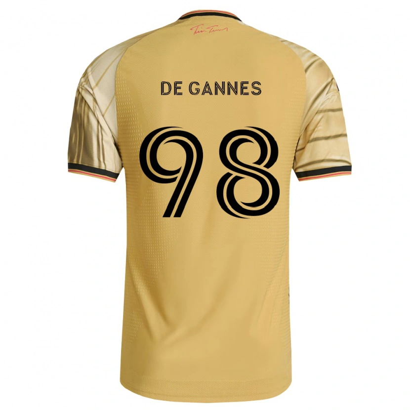 Danxen Pánské Andrew De Gannes #98 Hnědá Žlutá Černá Daleko Hráčské Dresy 2026/27 Dres