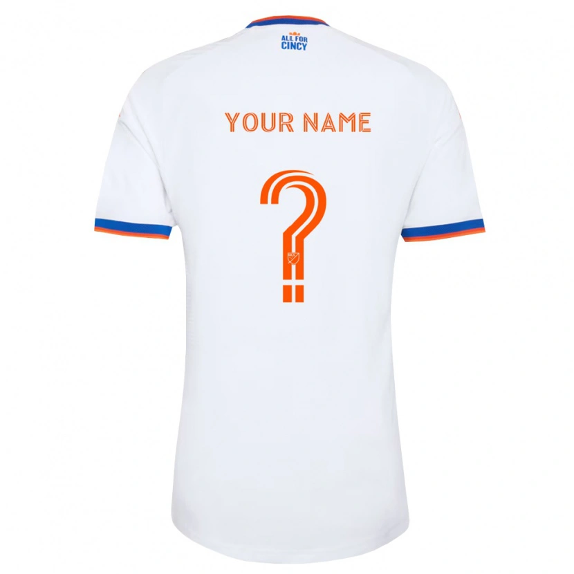 Danxen Pánské Tvé Jméno #0 Bílá Tmavě Modrá Oranžová Daleko Hráčské Dresy 2026/27 Dres