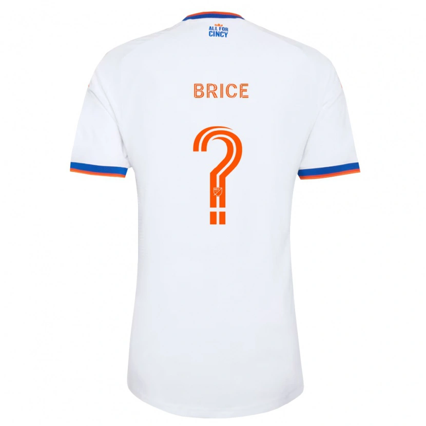 Danxen Pánské Nolan Brice #0 Bílá Tmavě Modrá Oranžová Daleko Hráčské Dresy 2026/27 Dres