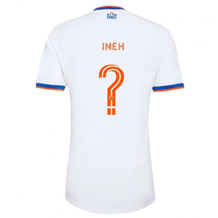 Danxen Pánské Joel Ineh #0 Bílá Tmavě Modrá Oranžová Daleko Hráčské Dresy 2026/27 Dres