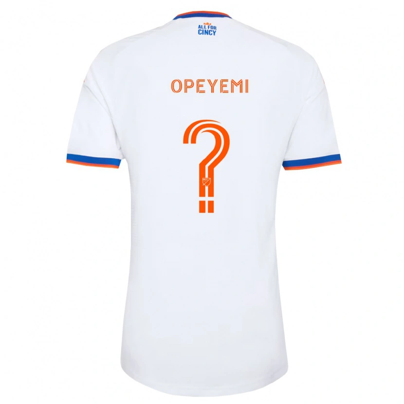 Danxen Pánské Monsuru Opeyemi #0 Bílá Tmavě Modrá Oranžová Daleko Hráčské Dresy 2026/27 Dres