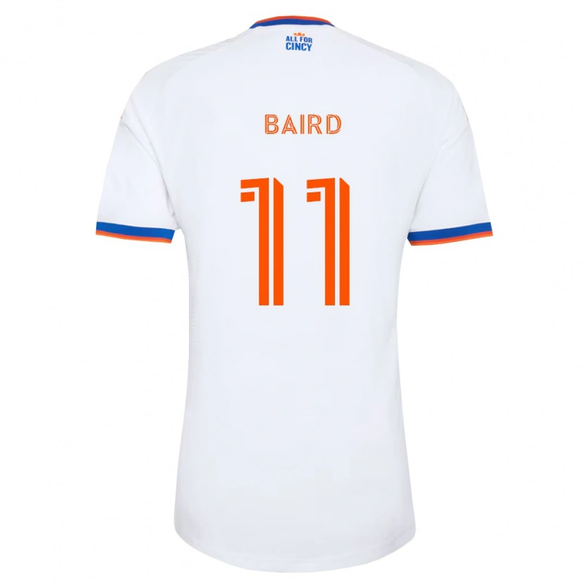 Danxen Pánské Corey Baird #11 Bílá Tmavě Modrá Oranžová Daleko Hráčské Dresy 2026/27 Dres