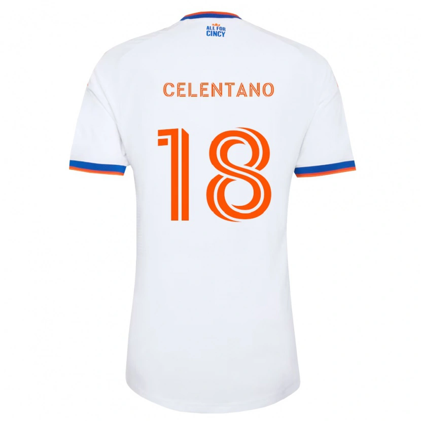 Danxen Pánské Roman Celentano #18 Bílá Tmavě Modrá Oranžová Daleko Hráčské Dresy 2026/27 Dres