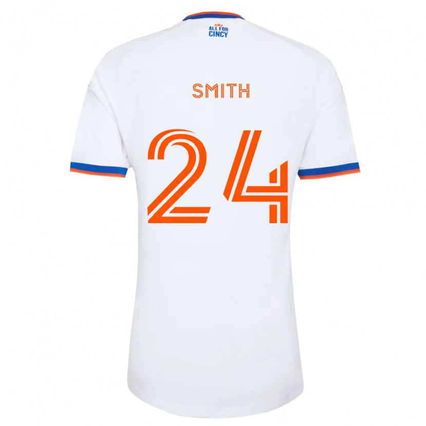 Danxen Pánské Kyle Smith #24 Bílá Tmavě Modrá Oranžová Daleko Hráčské Dresy 2026/27 Dres