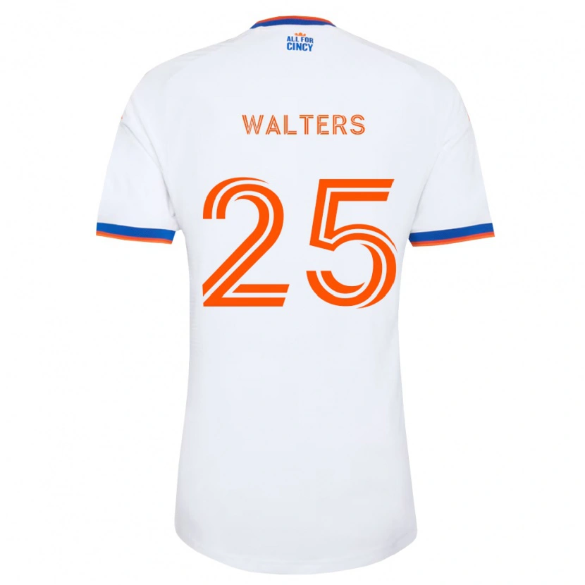 Danxen Pánské Paul Walters #25 Bílá Tmavě Modrá Oranžová Daleko Hráčské Dresy 2026/27 Dres