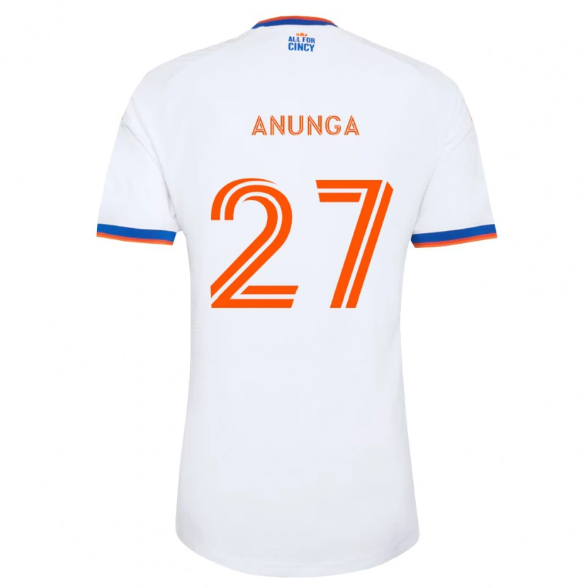 Danxen Pánské Tah Anunga #27 Bílá Tmavě Modrá Oranžová Daleko Hráčské Dresy 2026/27 Dres