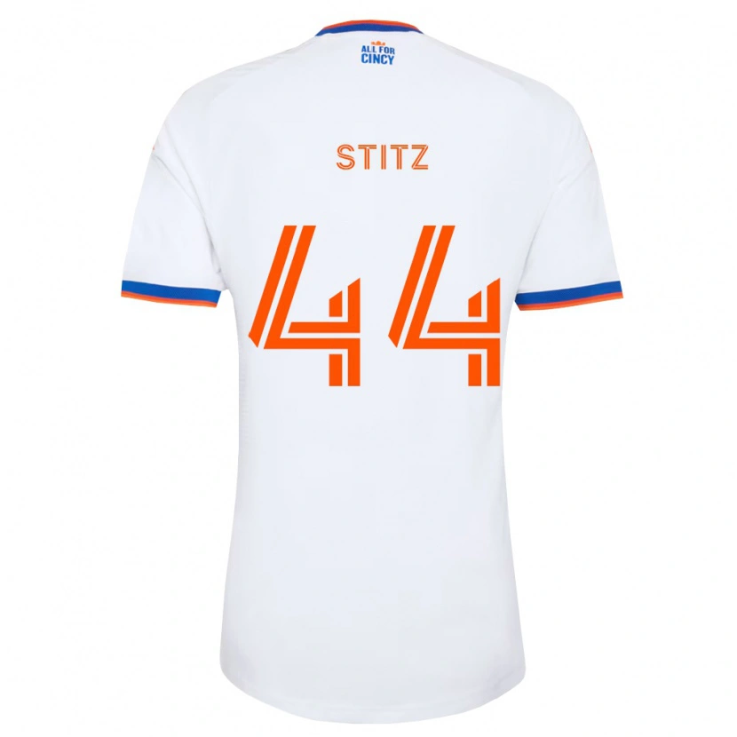 Danxen Pánské Ben Stitz #44 Bílá Tmavě Modrá Oranžová Daleko Hráčské Dresy 2026/27 Dres