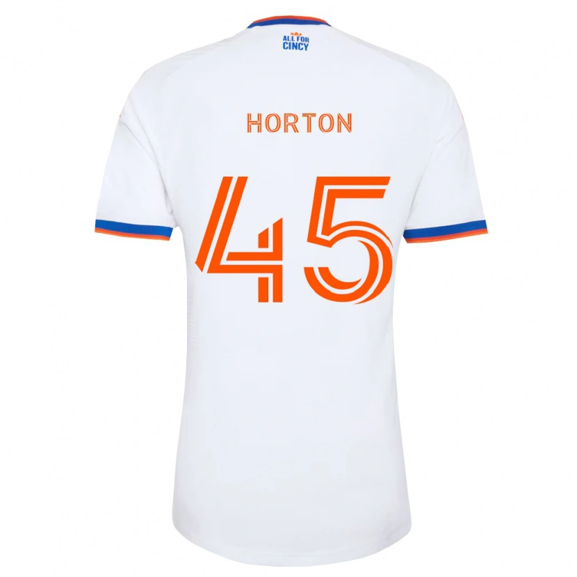 Danxen Pánské Philip Horton #45 Bílá Tmavě Modrá Oranžová Daleko Hráčské Dresy 2026/27 Dres