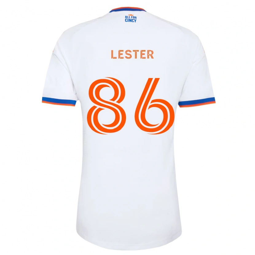 Danxen Pánské Jaylen Lester #86 Bílá Tmavě Modrá Oranžová Daleko Hráčské Dresy 2026/27 Dres