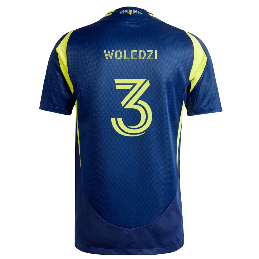 Danxen Pánské Maxwell Woledzi #3 Žlutá Tmavě Modrá Daleko Hráčské Dresy 2026/27 Dres