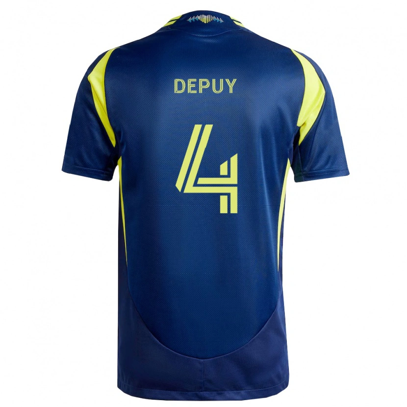 Danxen Pánské Nick Depuy #4 Žlutá Tmavě Modrá Daleko Hráčské Dresy 2026/27 Dres