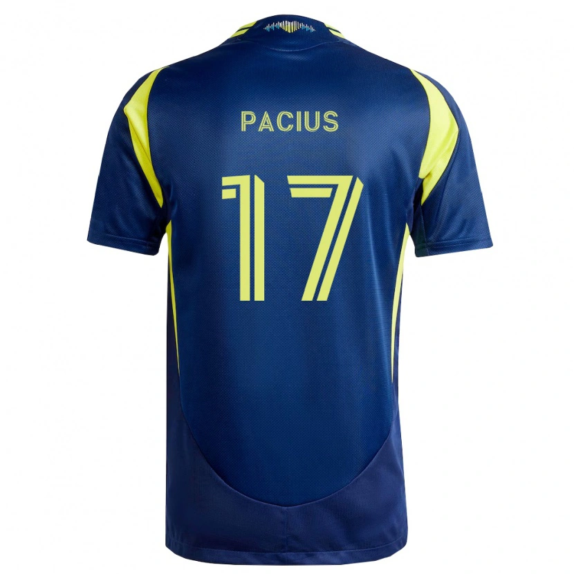 Danxen Pánské Woobens Pacius #17 Žlutá Tmavě Modrá Daleko Hráčské Dresy 2026/27 Dres