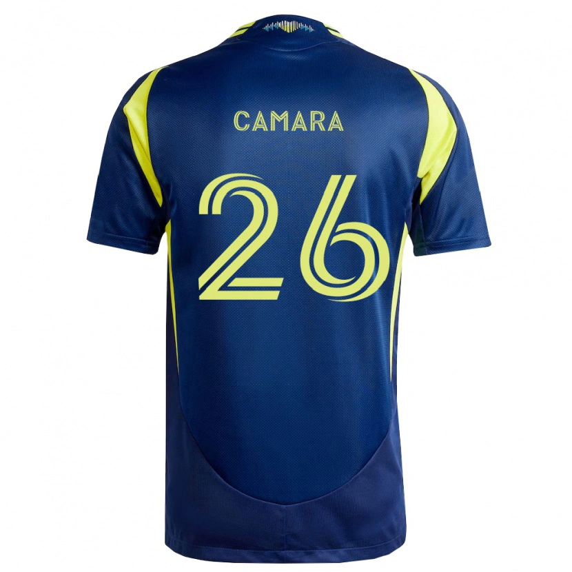 Danxen Pánské Famara Camara #26 Žlutá Tmavě Modrá Daleko Hráčské Dresy 2026/27 Dres