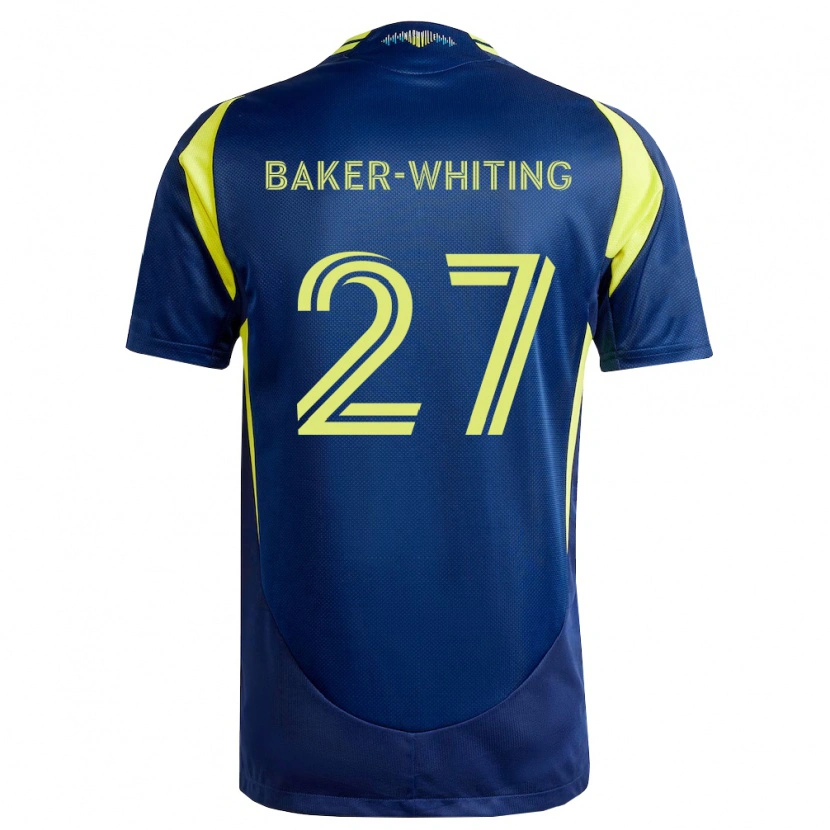 Danxen Pánské Reed Baker-Whiting #27 Žlutá Tmavě Modrá Daleko Hráčské Dresy 2026/27 Dres