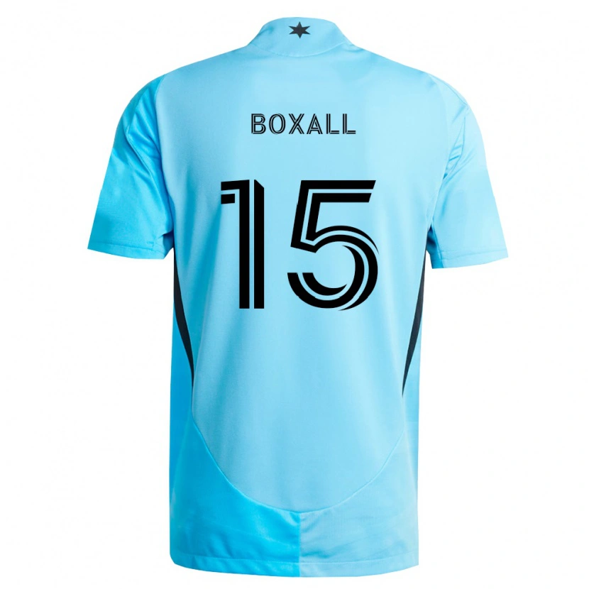 Danxen Pánské Michael Boxall #15 Světle Modrá Černá Daleko Hráčské Dresy 2026/27 Dres