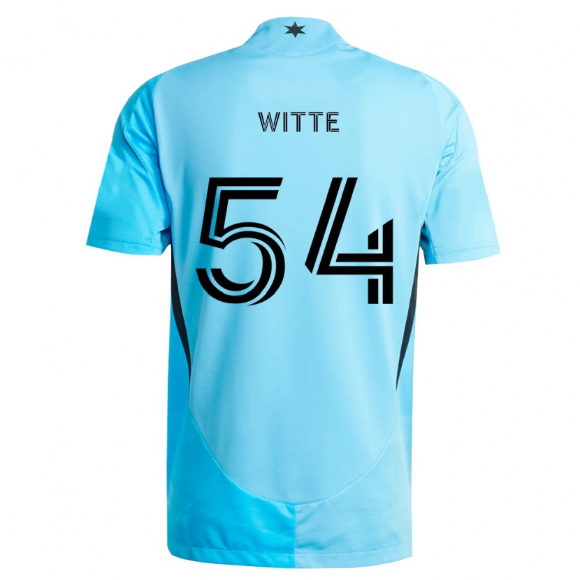 Danxen Pánské Alex Witte #54 Světle Modrá Černá Daleko Hráčské Dresy 2026/27 Dres