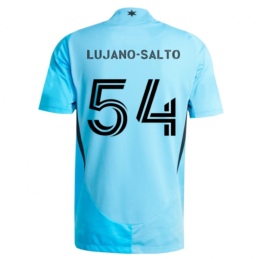 Danxen Pánské Ramon Lujano-Salto #54 Světle Modrá Černá Daleko Hráčské Dresy 2026/27 Dres